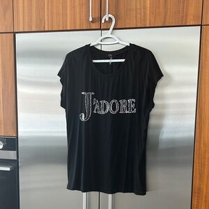 J'adore Black Women's Short Sleeve Tee